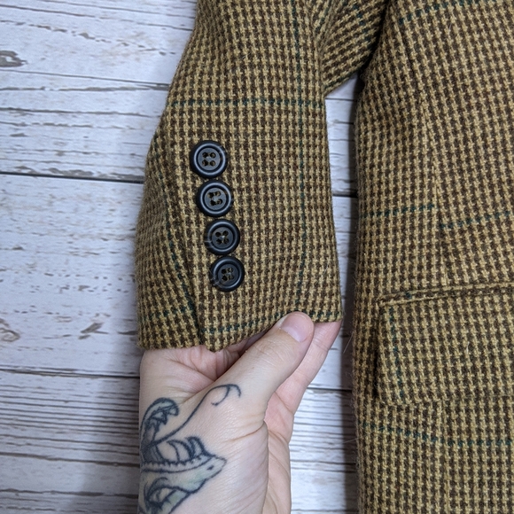 Polo Ralph Lauren • VTG Wool Houndstooth Blazer - Picture 5 of 6